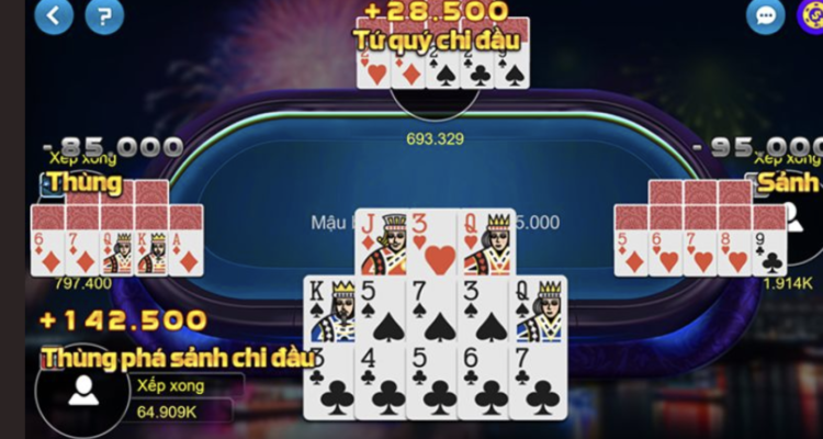 Luật chơi chi tiết của Mậu Binh tại cổng game B52 club