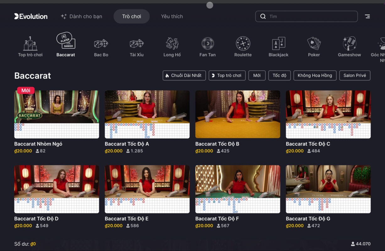 Baccarat đầy thú vị tại b52