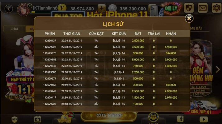 Tỷ lệ chiến thắng rất cao