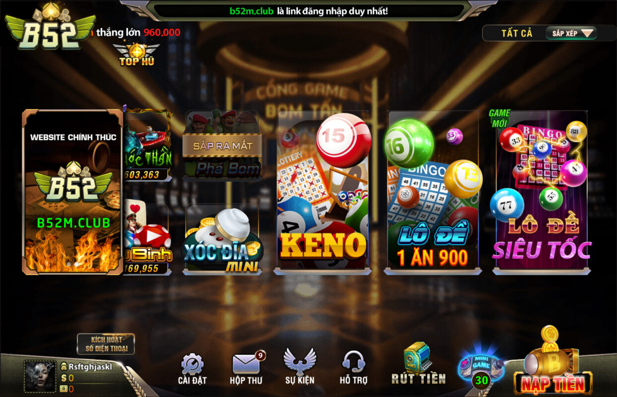 Tham gia vào B52 nhanh chóng