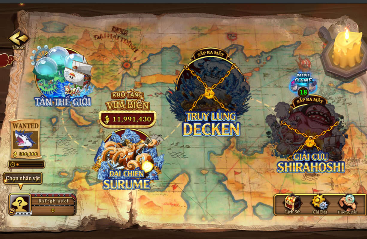 Phòng chơi khá đa dạng