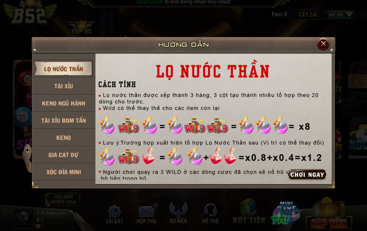 Luật chơi thú vị