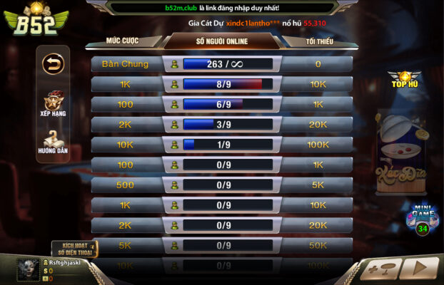 Thao tác chơi đễ dàng