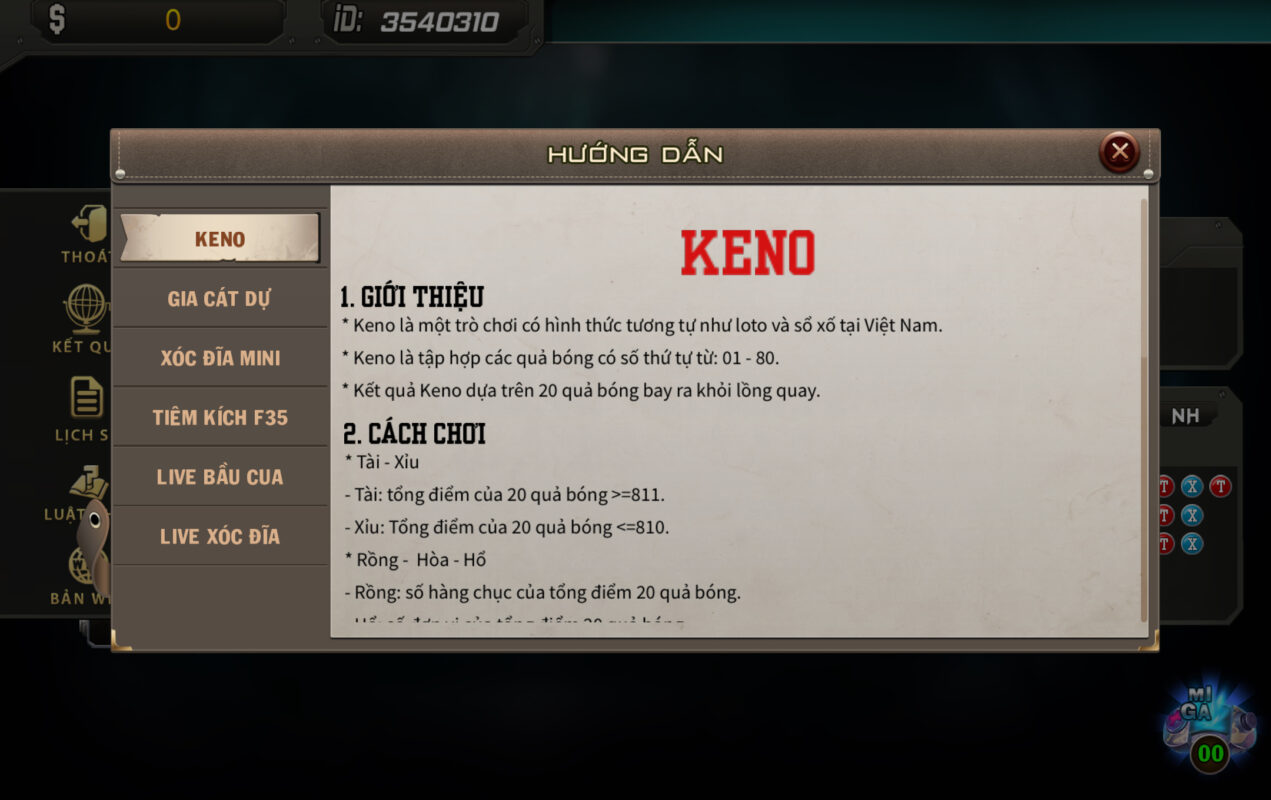 Luật chơi hấp dẫn