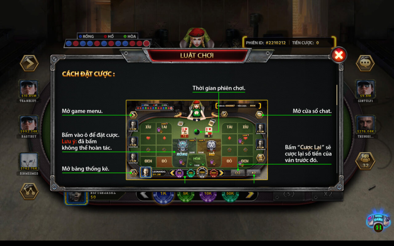 Luật chơi khá đơn giản