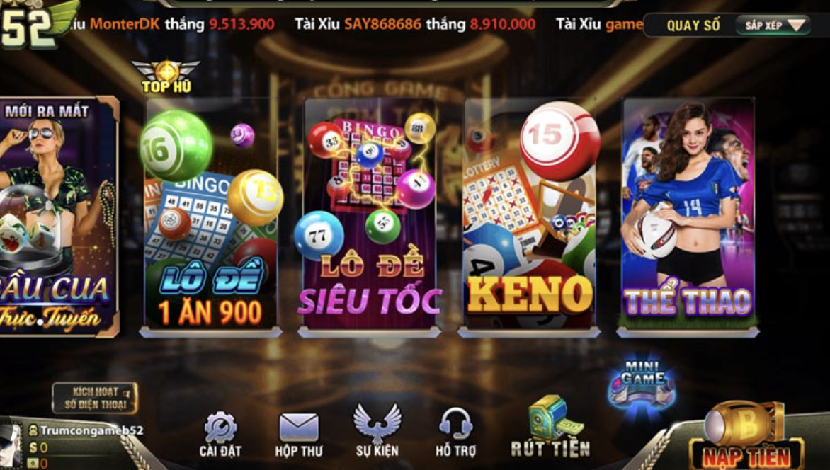 Giới thiệu các loại lô đề có tại link tai B52