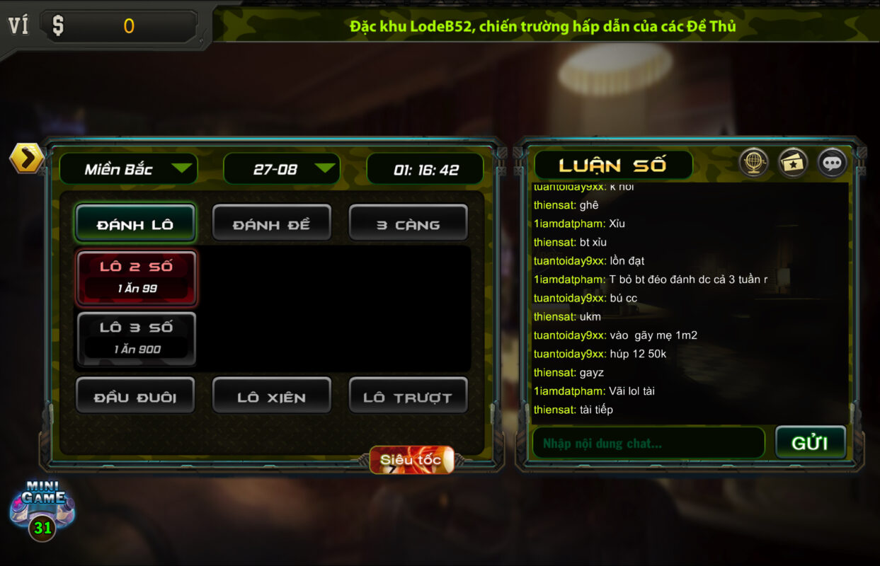 Thủ thuật cược lô đề 4 càng B52 đỉnh cao 